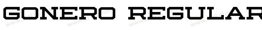 Gonero Regular字体转换